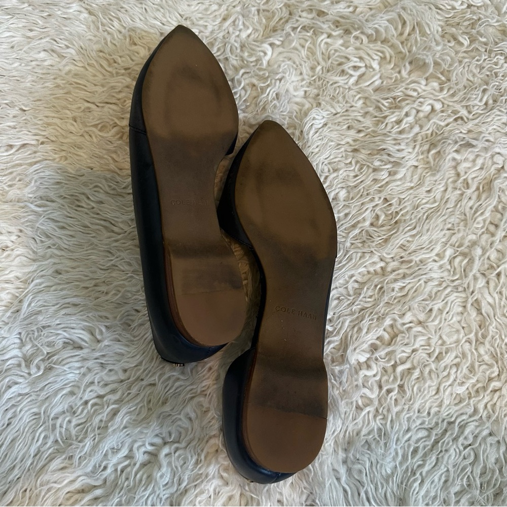 Cole Haan Women's Dark Leather Loafers - Picture 4 of 6